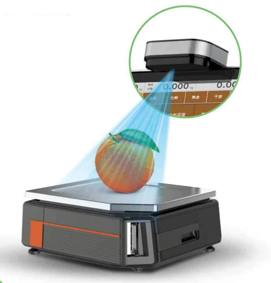 Precisie weegtechnologie met 3D-scanning voor nauwkeurige meetresultaten bij voedings- en landbouwproducten.