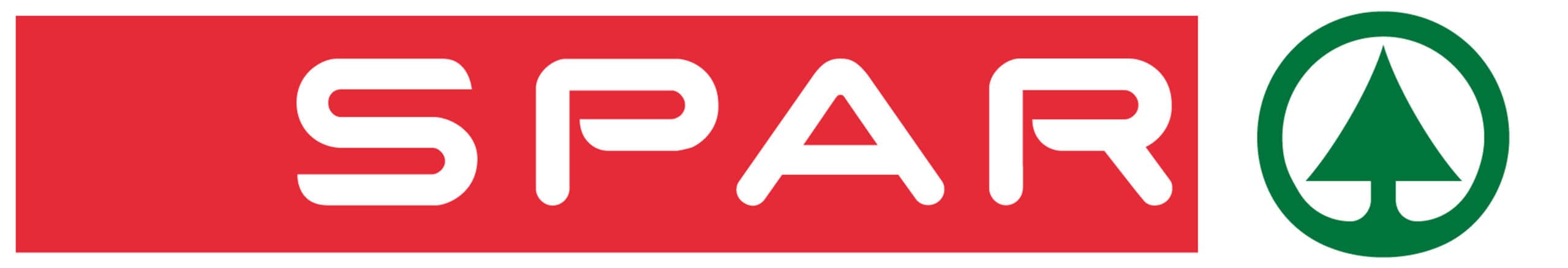 Spar en tuinbouwmachines logo, inclusief groen blad symbool voor groei en duurzaamheid.