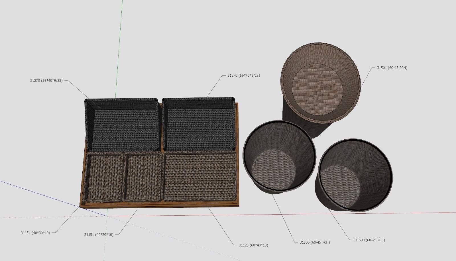 Robuuste wicker tuinmeubelen met comfortabele kussens, perfect voor outdoor lounges en terrassen. Ontdek duurzame, stijlvolle en ambachtelijke loungesets en bijzettafels voor elke buitenruimte.
